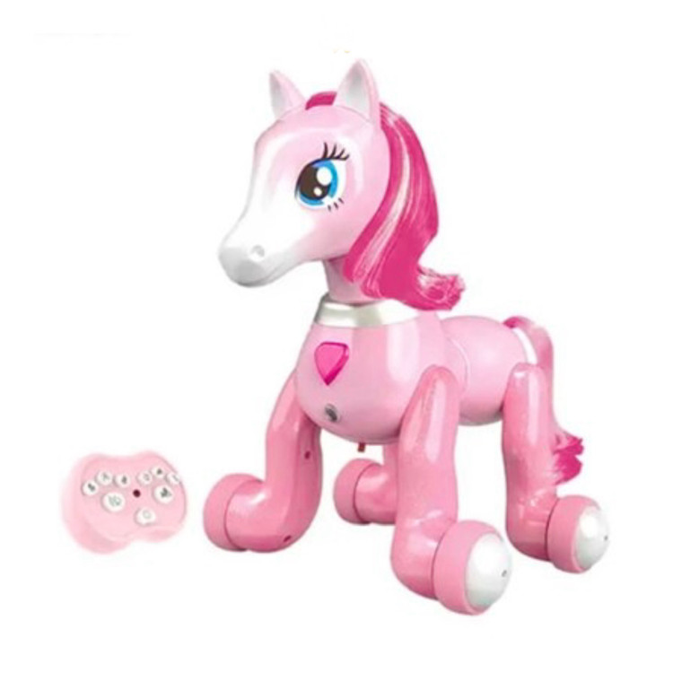 ربات اسب کنترلی صورتی شارژی